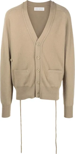 V-neck cashmere-blend cardigan