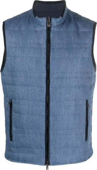 Reversible Zip-Up Gilet