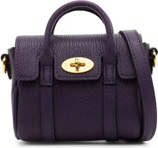 micro Bayswater calf-leather bag