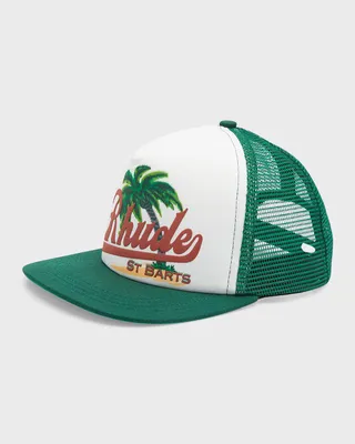 Men's Palms Flat Brim Trucker Hat