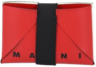 Marni Origami Two-Tone Cardholder