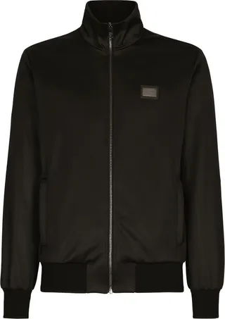 DOLCE & GABBANA- Logo Zipped Track Jacket