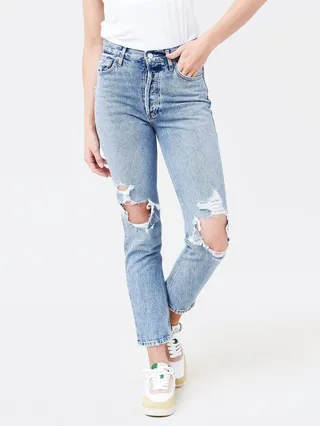 Fen High Rise Relaxed Tapered Jean in Wander