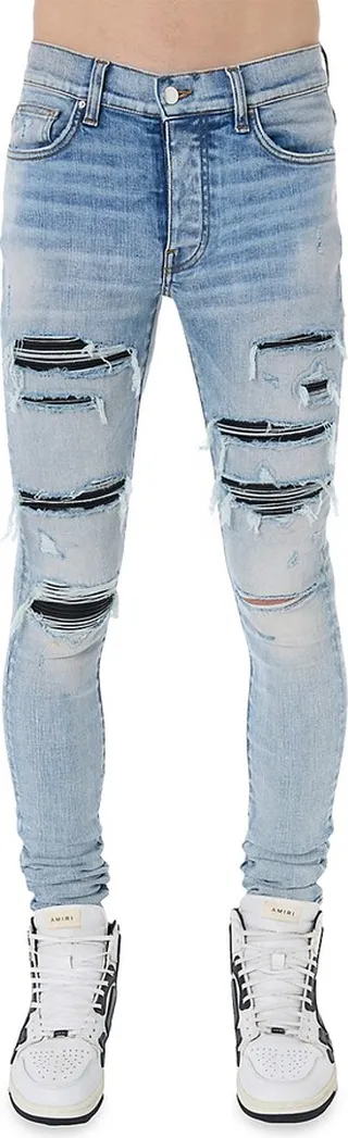 Leather Thrasher Jeans