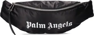 Logo print nylon belt bag