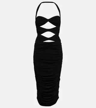 Peekaboo Mio cutout midi dress