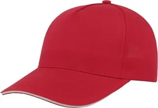 Atlantis Start 5 Sandwich 5 Panel Cap (Pack of 2) - Red