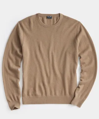 Cashmere Crewneck in Baja Dunes