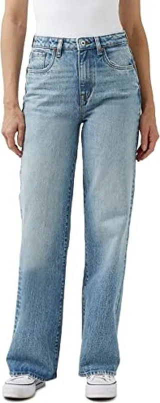 Buffalo David Bitton Women's Addie High Rise Wide Leg Jeans