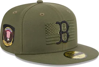 Men's New Era Green Boston Red Sox 2023 Armed Forces Day On-Field 59FIFTY Fitted Hat