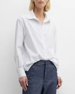 Everyday Topstitch Button-Down Shirt