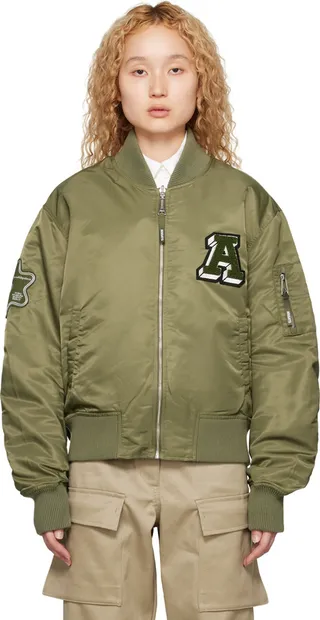 Axel Arigato Khaki Annex Reversible Bomber Jacket