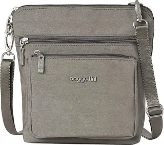 Baggallini Modern Pocket Crossbody (Sterling Shimmer) Cross Body Handbags