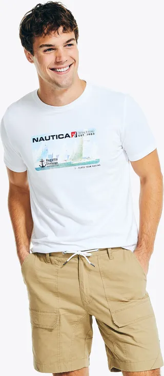 Sustainably Crafted Racing Puff Graphic T-Shirt