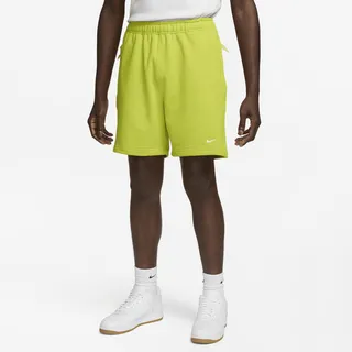 Nike Men's Solo Swoosh French Terry Shorts in Green