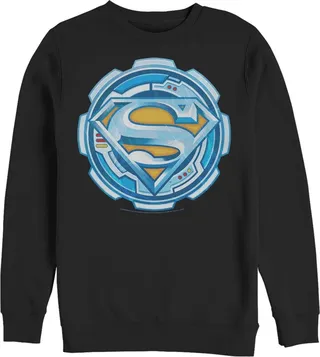 Men's Superman Logo Gear Sweatshirt - Black - 2X Large
