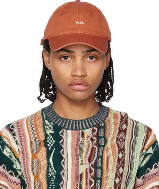 Wood Wood Orange Low Profile Cap