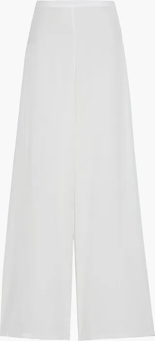 Art et Volupté crepe de chine pajama pants