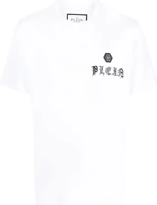 chest logo-print detail T-shirt