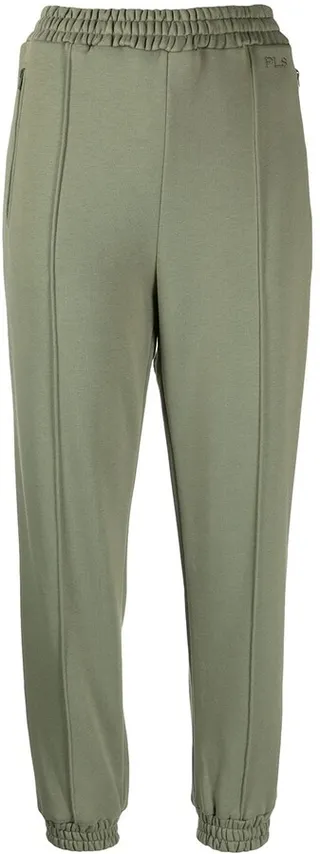 Embroidered-Logo Track Pants