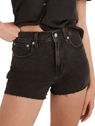 Perfect Fray Denim Shorts