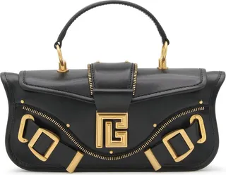 Balmain Blaze Logo Buckle Tote Bag
