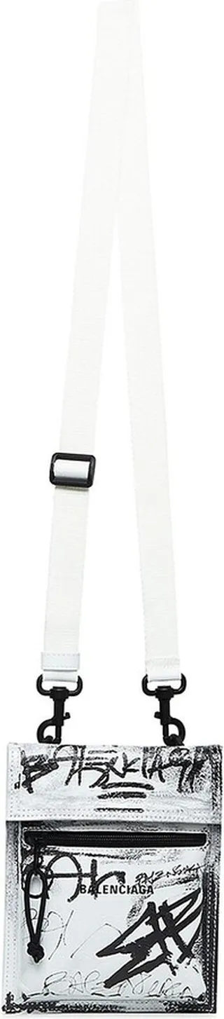 Explorer Small Pouch with Strap Graffiti
