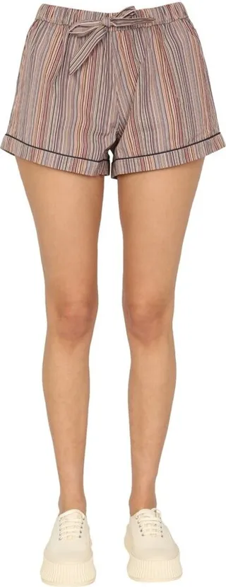 Paul Smith Striped Drawstring Pajamas Shorts