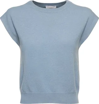 Cashmere knit vest