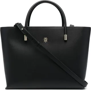 Logo-Charm Tote Bag