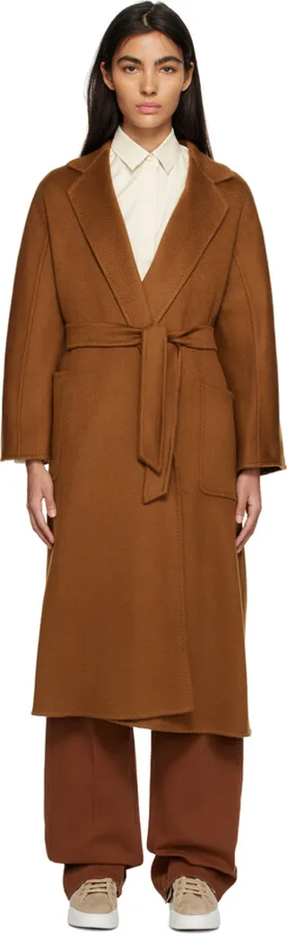 Max Mara Brown Ludmilla Icon Coat