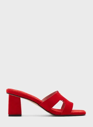 Open Toe Strap Heel Sandals