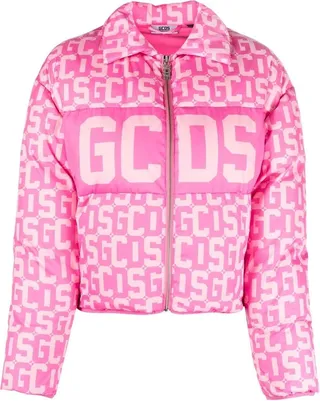 Logo-Print Padded Jacket