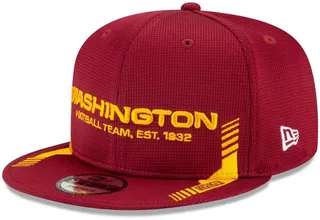 Men's Burgundy Washington Football Team 2021 Nfl Sideline Home 9Fifty Snapback Adjustable Hat