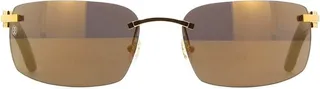 Cartier Rectangular Frame Glasses