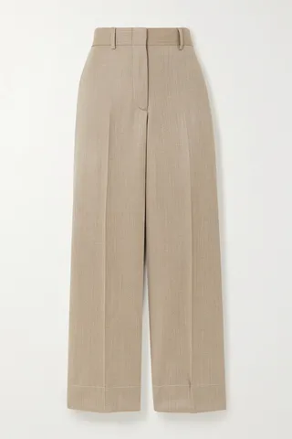 Brioni - Wool-twill Straight-leg Pants - Brown