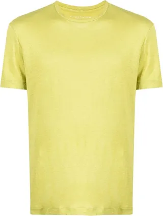 short-sleeve linen T-shirt
