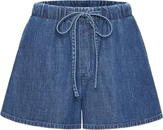 Valentino Garavani Drawstring Denim Shorts