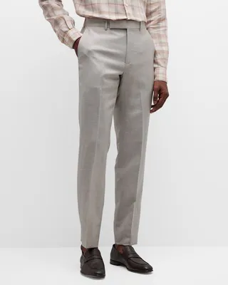 Men's Wool-Linen Twill Pants