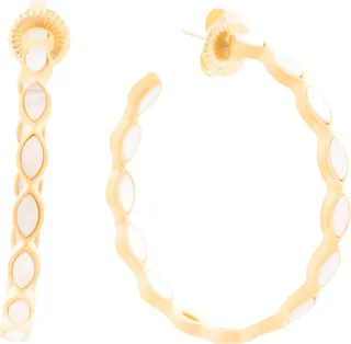 14kt Gold Plated Color Theory Hoop Earrings