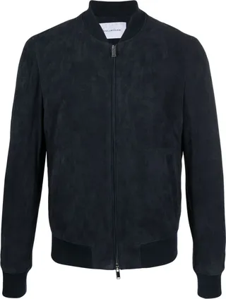 Suede Bomber Jacket