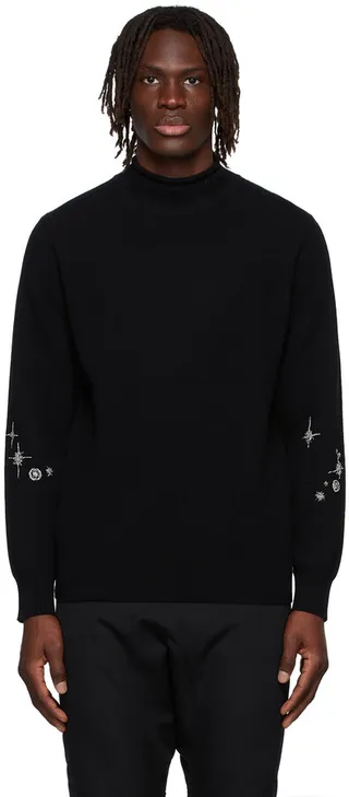 We11done Black Cashmere Sweater