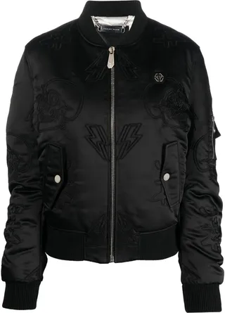Embroidered Bomber Jacket