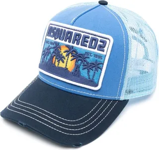 Blue Palms Patch Baseball Cap