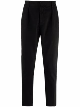 High-Waisted Tapered Chinos