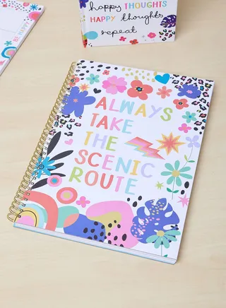 Electric Dreams A4 Spiral Bound Notebook