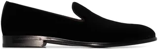 Leonardo velvet slippers
