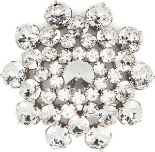 Crystal-Embellished Brooch