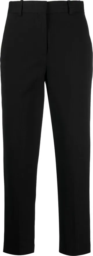 High-Waist Cropped Trousers