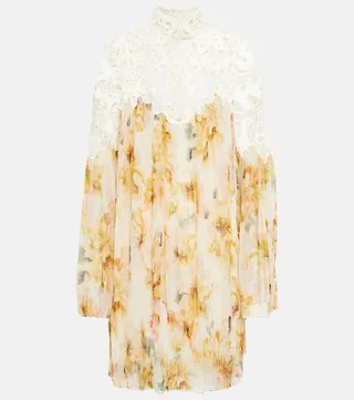 Nora floral georgette maxi dress